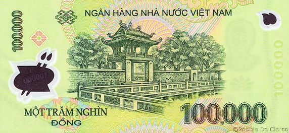 100.000 Vietnamese Dong