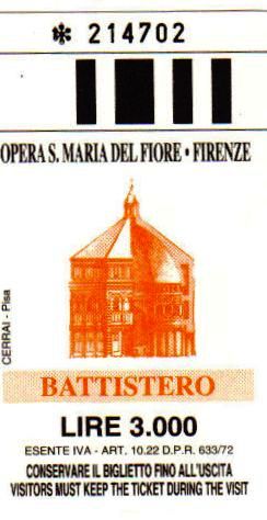 Battistero San Giovanni 02 (toegangsticket)