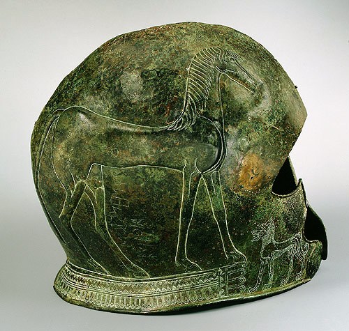 Bronzen helm - 650 v.C.