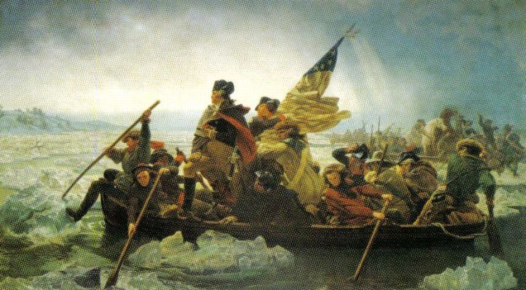 Emanuel Leutze - Washington vaart op de Delaware - 1851
