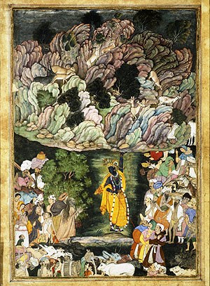 Fragment uit De legende van Krishna - 1592