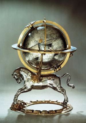 Gerhard Emmoser - Werledbol met klok - 1579