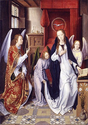Hans Memling - De annunciatie - 1487
