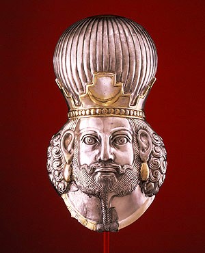 Hoofd van een koning - Iran - 320 n.C.