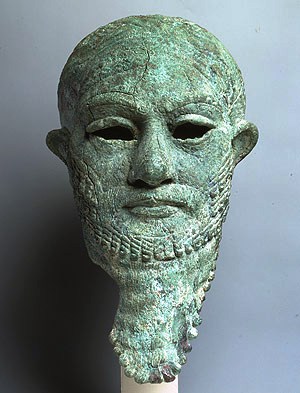 Hoofd van een koning - Mesopotamië - 2200 v.C.