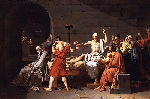 Jacques-Louis David - Dood van Socrates - 1787