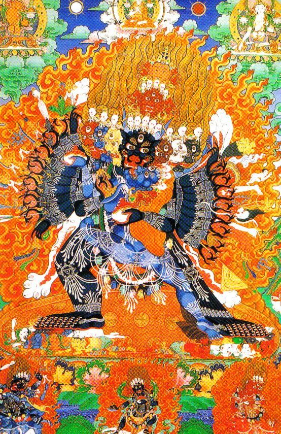 Lamatempel 10 (Yamantaka, diamant van macht en deugdzaamheid)