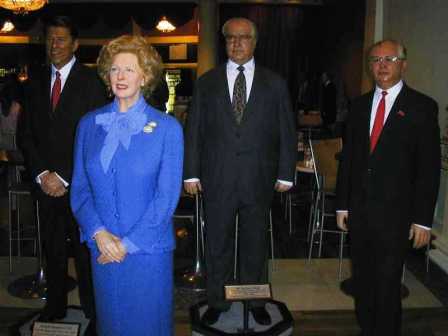 Mme Tussaud 13 (Thatcher, Reagan, Kohl & Gorbatsjov)