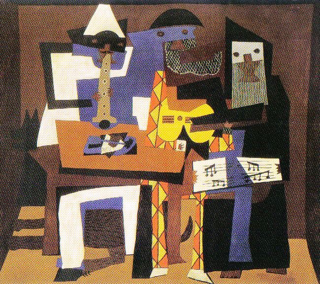 Pablo Picasso - Drie musici - 1921