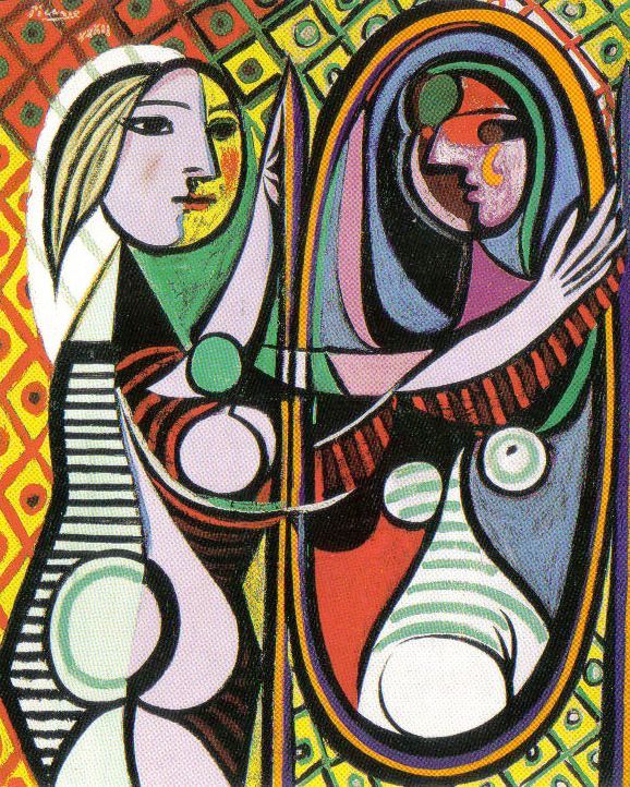 Pablo Picasso - Meisje en de spiegel - 1932