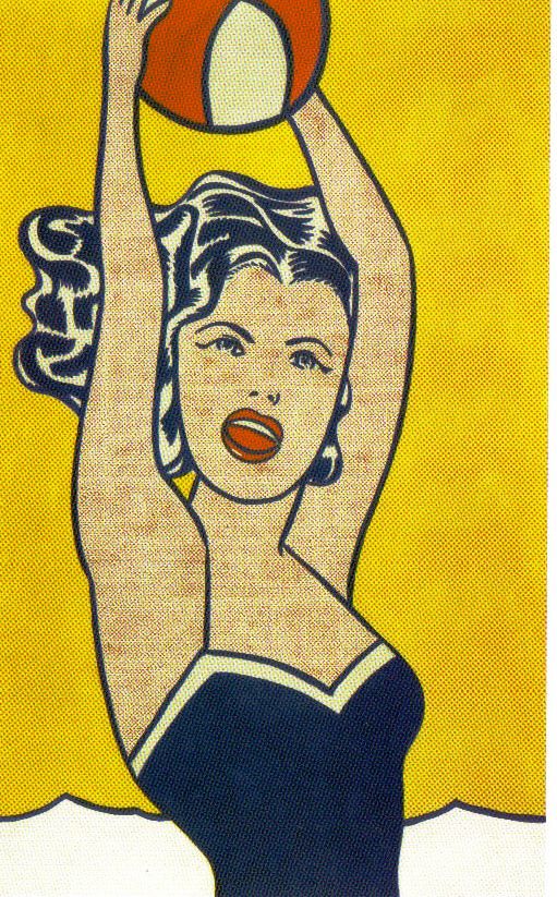 Roy Lichtenstein - Meisje met bal - 1961