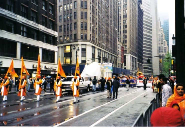 Sikhparade op Broadway