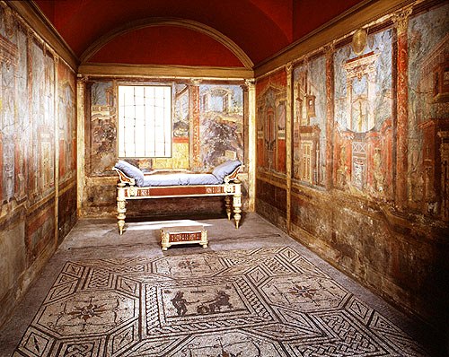 Slaapkamer uit de villa van Fanius Synistor - 35 v.C.