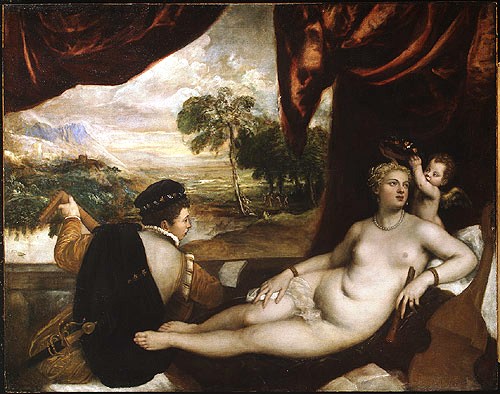 Titiaan - Venus en de luitspeler - 1565