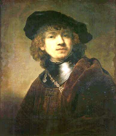Uffizi 35 (Rembrandt van Rijn - Zelfportret als jonge man)