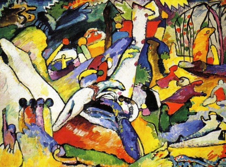 Vasily Kandinsky - Schets voor Kompositie II - 1909